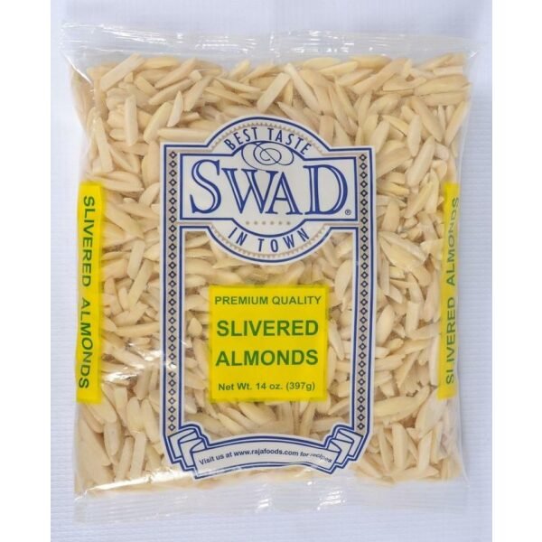 Swad Slivered Almonds 14 OZ (397 Grams)