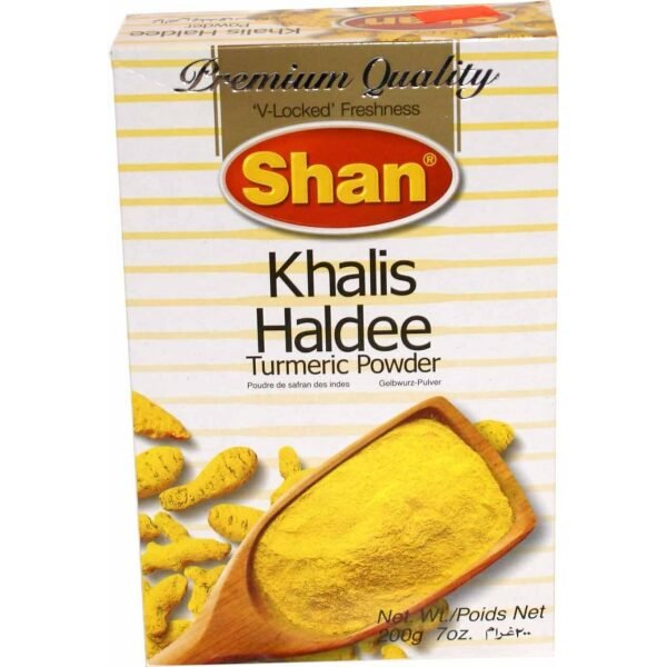 Shan Khalis Haldee Turmeric Powder 200 Grams (7 Oz)