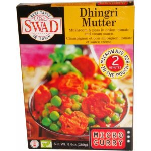 Swad Dhingri Mutter Mushroom & Peas in Onion,Tomato&Cream Sauce 280 Gm
