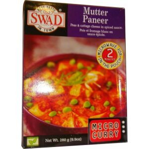 Swad Mutter Paneer Peas & Cottage Cheese in Spiced Sauce 280 Gm