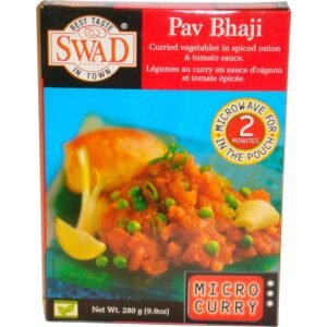 Swad Pav Bhaji Curried Vegetables in Spiced Onion&Tomato Sauce 280 Gm