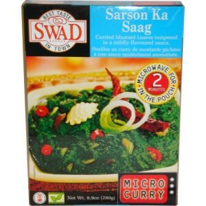 Swad Sarson Ka Saag Curried Mustard Leaves Mildy Flavoured Sauce 280G