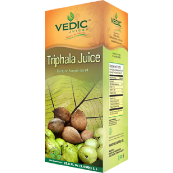 Vedic Juices Triphalla Juice 33.8 FL.OZ (1.05 QT) 1 L