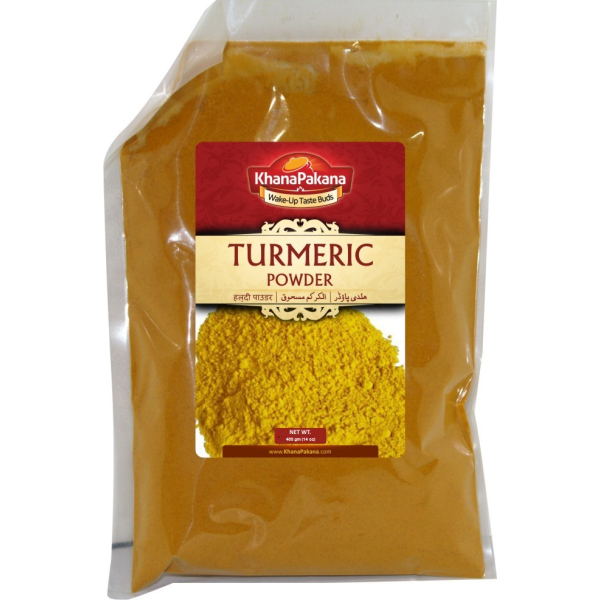 Turmeric Powder Haldi Powder 400 Grams (14 OZ) KhanaPakana Brand