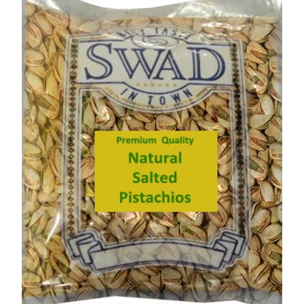 Swad Premium Quality Natural Salted Pistachios 14 OZ (397 Grams)