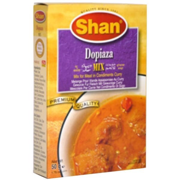 Shan Spices For Dopiaza Mix Meat in Condiments Curry 50 Gm