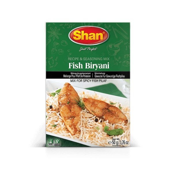 Shan Fish Biryani Masala Spice Mix 50 Grams (1.75 OZ)