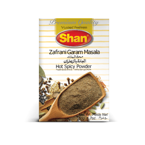 Shan Zafrani Garam Masala (Hot Spicy Powder) 50 Grams (1.7 Oz)