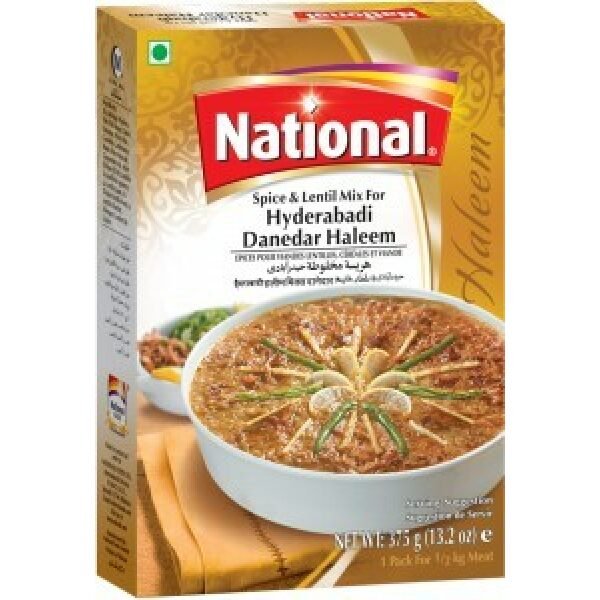 National Danedar Haleem Spice & Lentils Mix 375 Grams (13.2 OZ)