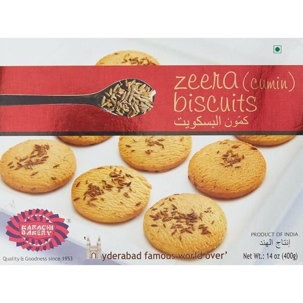 Karachi Bakery Jeera Biscuits 14.10 OZ (400 Grams)