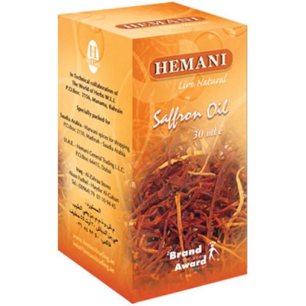 12 x Hemani Saffron Oil 1.01 FL OZ (30 ML) 12 Packs