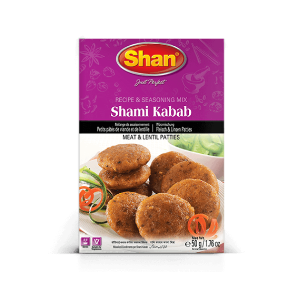 Shan Shami Kabab Mix (Mix for Ground Meat and Pulses Patties) 50 Gm