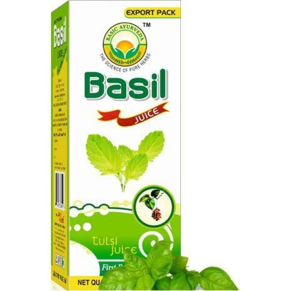 Basic Ayurveda Basil Juice (Tulsi Juice) 500 ML (16.9 FL OZ)