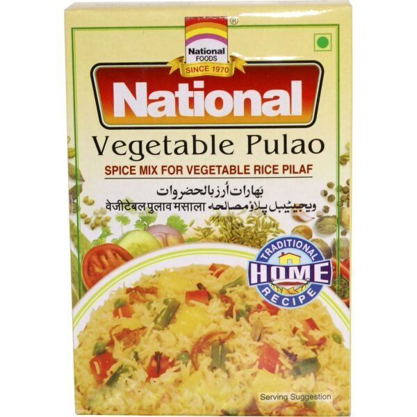 National Vegetable Pulao (Spice Mix For Vegetable Pilaf) 100 Grams