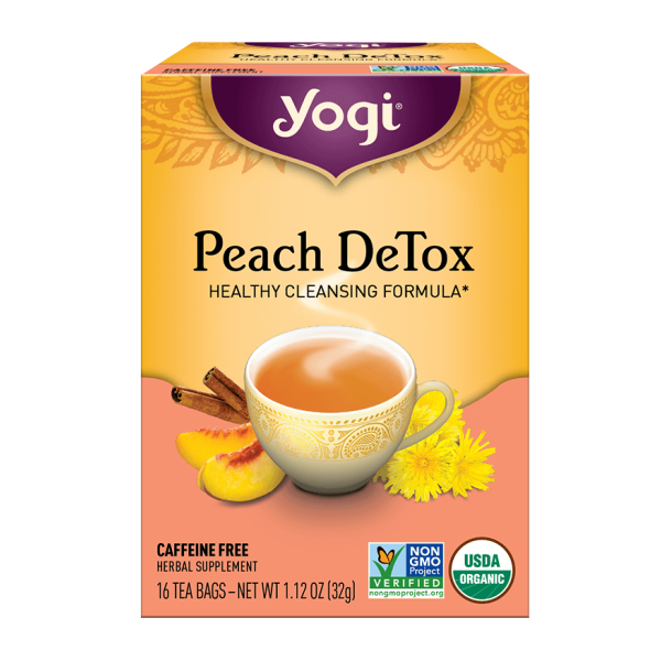 Yogi Peach DeTox 16 Tea Bags