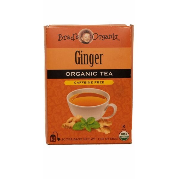 Brad's Organic Ginger Tea (20 Tea Bags)