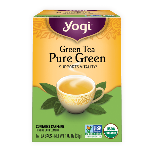 Yogi Green Tea Pure Green 16 Tea Bags