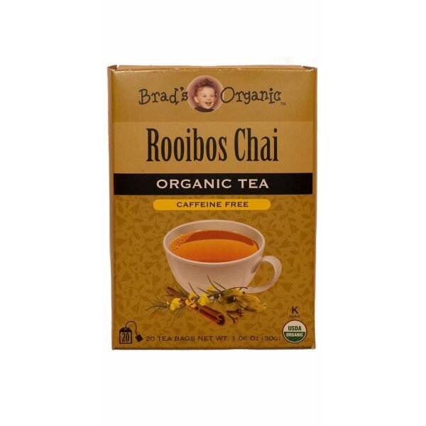 Brad's Organic Rooibos Chai Tea (20 Tea Bags)